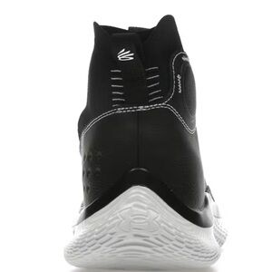 Under Armour Curry 4 FloTro Black and White Athletic Shoes